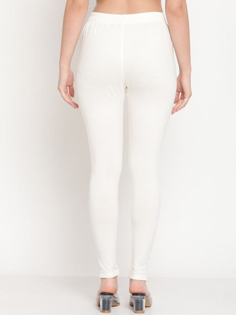 TAG 7 Women Pack of 2 Solid Straight-Fit Ankle Length Leggings - Image 3