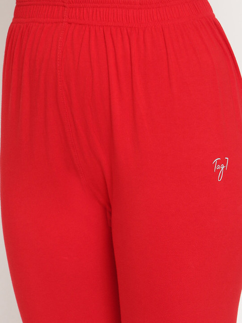TAG 7 Women Pack Of 2 Solid Ankle-Length Leggings - Image 6