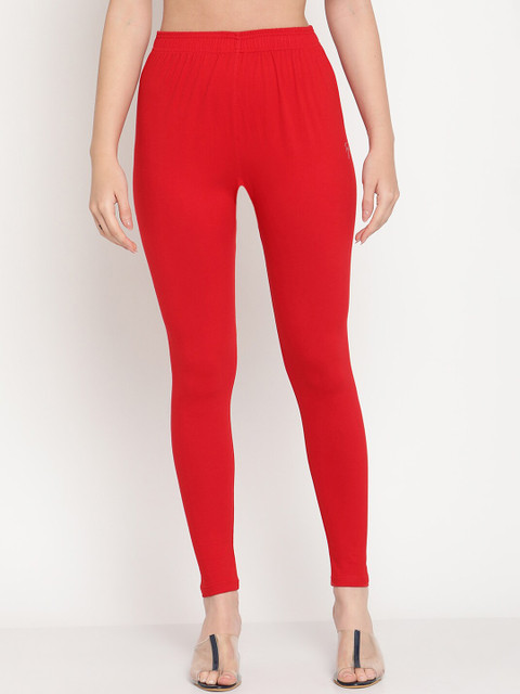 TAG 7 Women Pack Of 2 Solid Ankle-Length Leggings - Image 2
