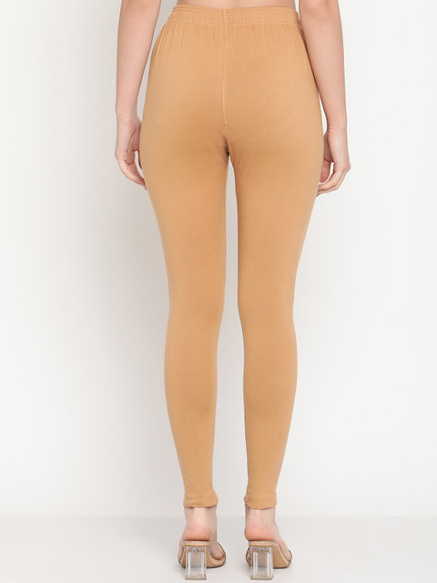 TAG 7 Women Pack Of 2 Solid Comfort-Fit Ankle-Length Leggings - Image 4