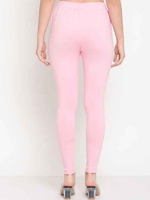 TAG 7 Women Pack Of 2 Solid Comfort-Fit Ankle-Length Leggings - Image 3