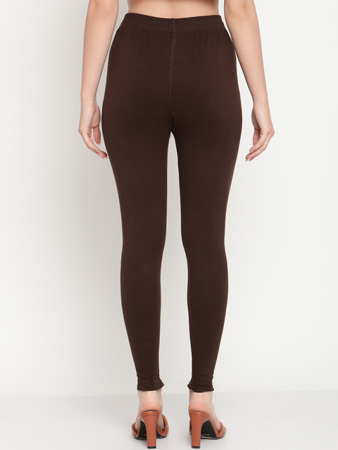 TAG 7 Women Pack Of 2 Solid Comfort-Fit Ankle-Length Leggings - Image 4
