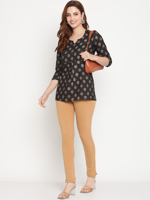 TAG 7 Women Pack of 2 Beige Leggings - Image 5