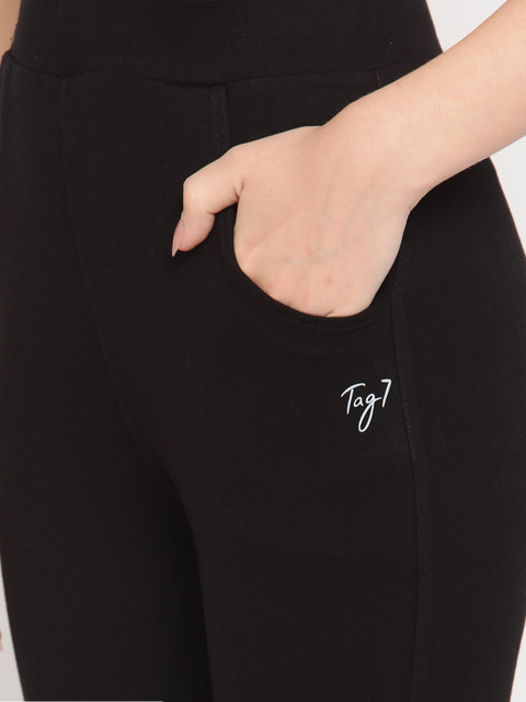 TAG 7 Women Pack of 2 Brown & Black Solid Kurti Pants - Image 6