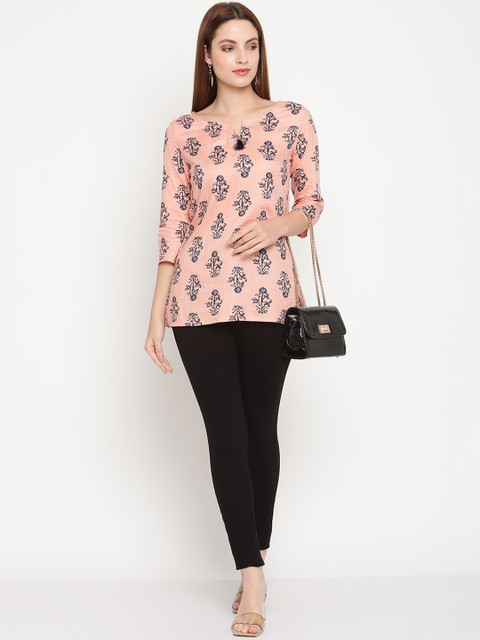 TAG 7 Women Pack of 2 Brown & Black Solid Kurti Pants - Image 5