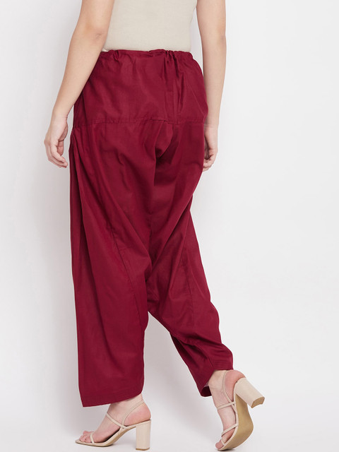 Clora Creation Women Pack Of 2 Solid Pure Cotton Salwars - Image 3