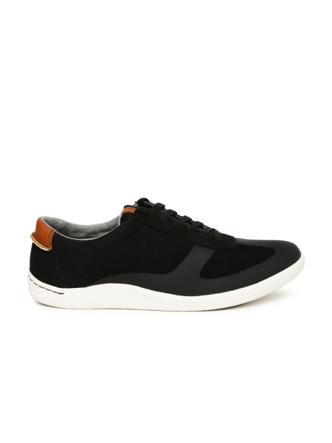 Men Black Mapped Vibe Sneakers