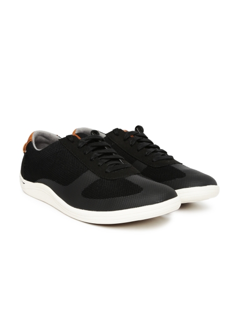 Men Black Mapped Vibe Sneakers Image
