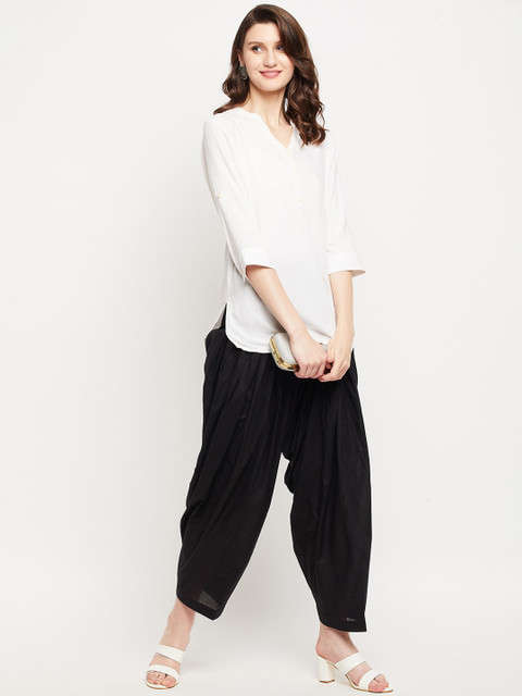 Clora Creation Women Pack Of 2 Solid Pure Cotton Salwars - Image 5