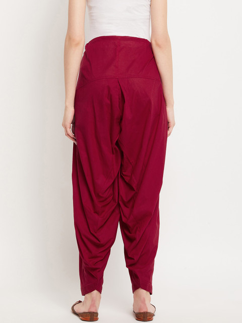 Clora Creation Women Pack Of 2 Solid Pure Cotton Loose Fit Salwar - Image 3