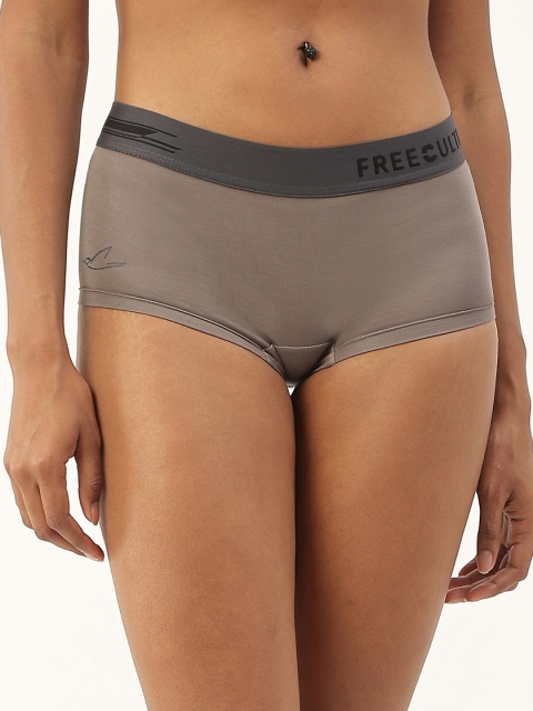 FREECULTR Women Pack of 2 Anti Microbial Micro Modal Boxer Briefs - Image 2