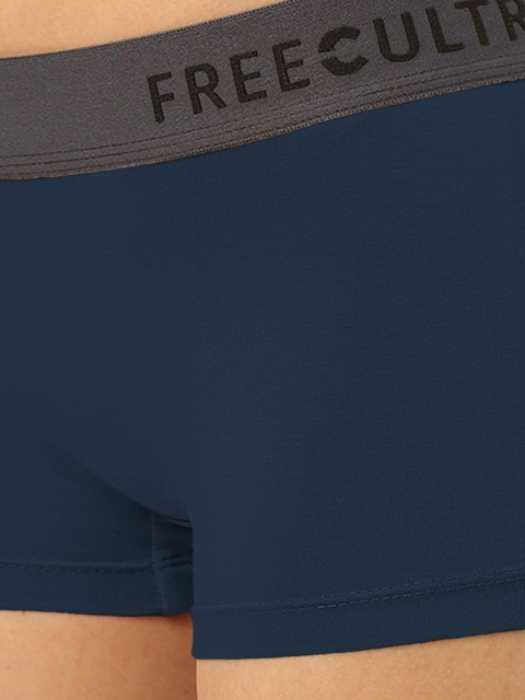 FREECULTR Women Blue Anti Bacterial Boy Shorts - Image 7