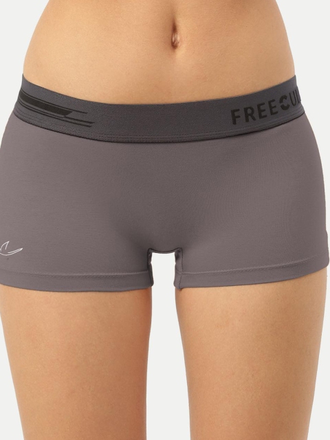 FREECULTR Women Grey Anti Microbial Boy Shorts - Image 2