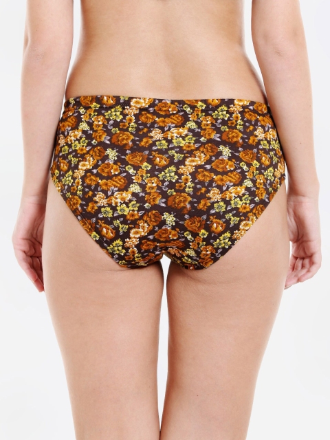 Bodycare Women Pack Of 3 Assorted Pure Combed Cotton Hipster Briefs - Image 5