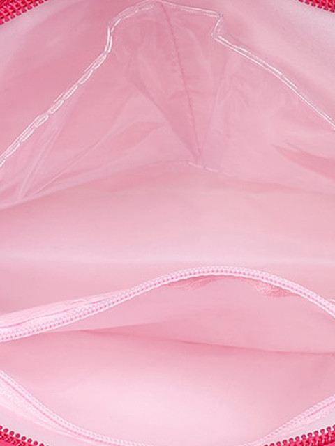 NFI essentials Women White & Pink Floral Printed Makeup Pouch - Image 5