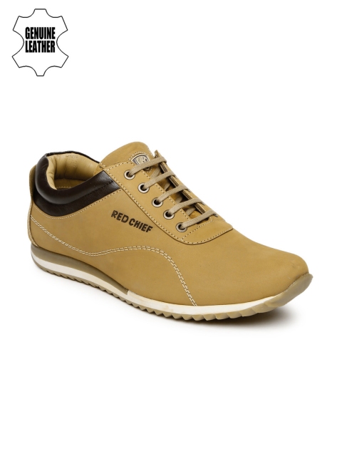 Red Chief Men Brown Leather Derbys Image