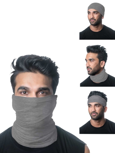 Heelium Unisex Pack of 4 Bamboo Soft Odour-free & Breathable Multipurpose Bandana