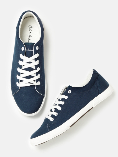 Mast & Harbour Men Navy Blue Sneakers