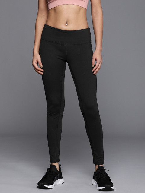 HRX by Hrithik Roshan Women Training Black Rapid-Dry Training Tights