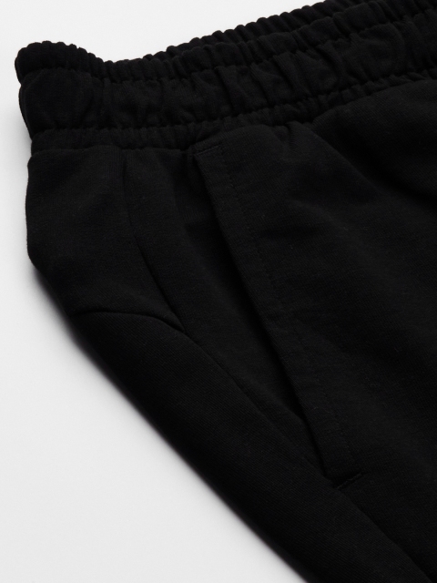 Puma Men Black Typography Printed Slim Fit Regular Track Pants - Image 6
