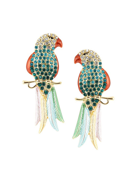 JOKER & WITCH Multicoloured Contemporary Drop Earrings - Image 2