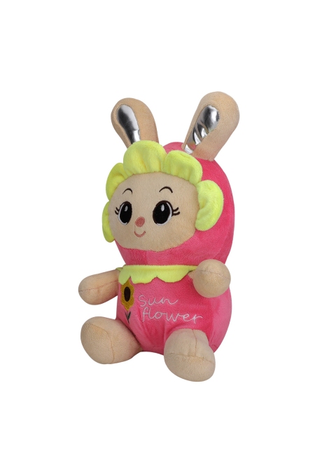 DearJoy Infants Pink & Yellow Cute Sunflower Lightweight Bunny Doll - Image 5