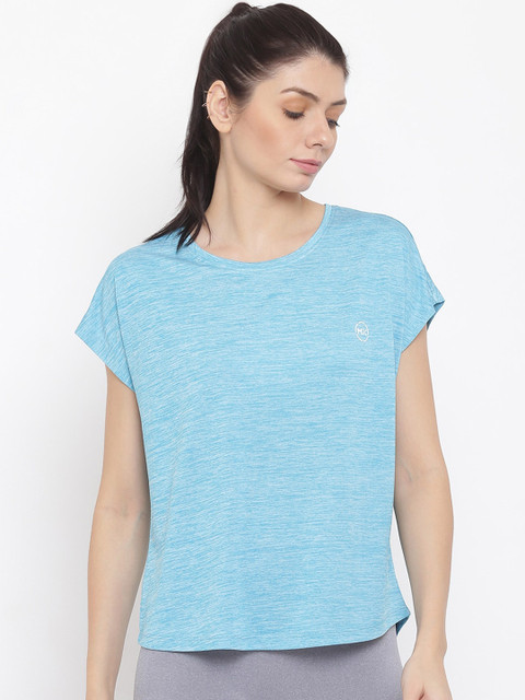 MKH Women Sea Green Extended Sleeves Dri-FIT Training T-shirt