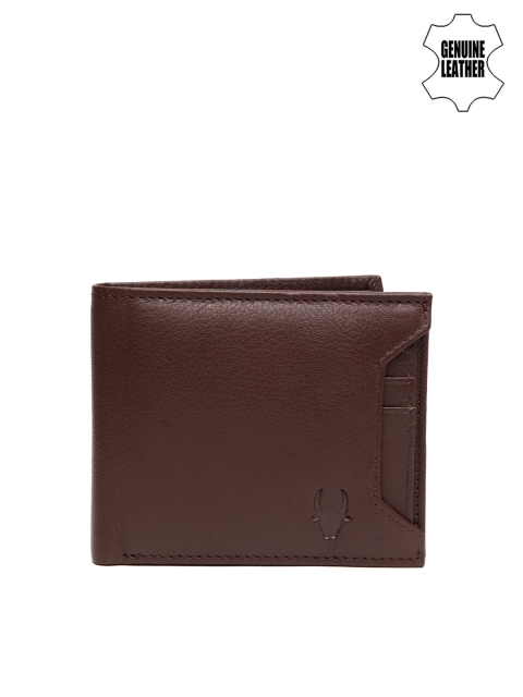 Men Brown Genuine Leather Wallet