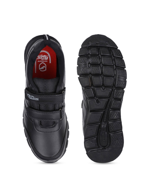 Bata Men Black Velcro Sneakers - Image 4