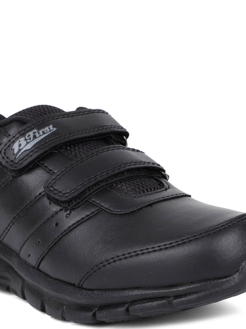 Bata Men Black Velcro Sneakers - Image 5