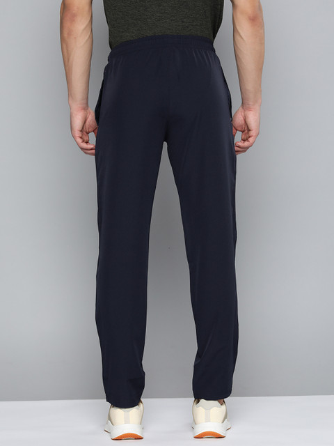 Alcis Men Navy Blue Typography Print Track Pants - Image 3