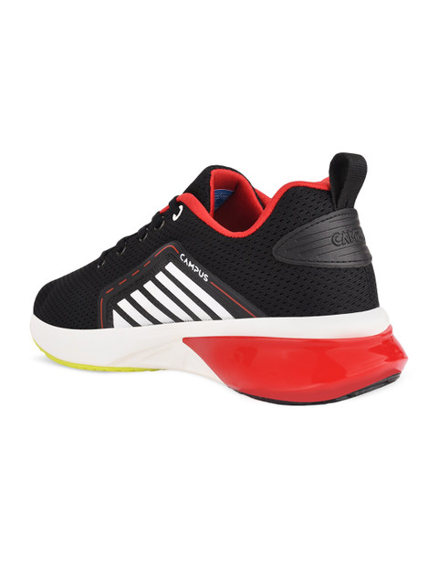 Campus Unisex Kids Black Mesh Running Shoes - Image 2