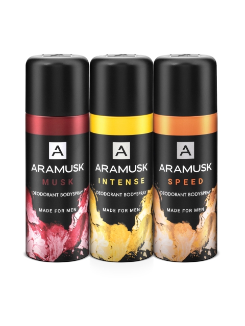 Aramusk Men Set of 3 Musk Deodorant Body Spray - 150 ml Each - Image 5