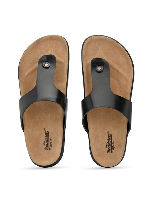 Roadster Men Black Ethnic Comfort Sandals - Image 9