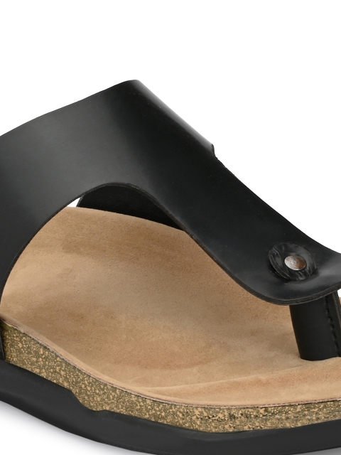 Roadster Men Black Ethnic Comfort Sandals - Image 8