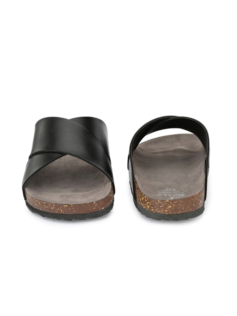El Paso Men Black Comfort Sandals - Image 9