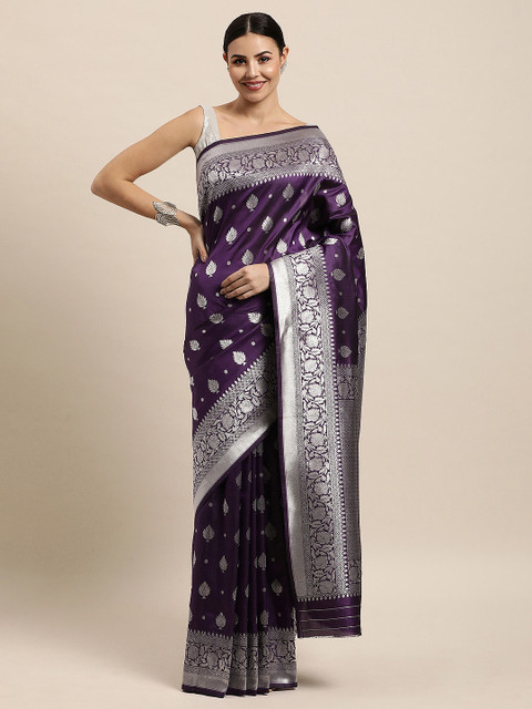 Home niche-market02 38 2f7ce9c0 bf10 455e 8404 aa6a7af4470a1654673457387 Royal Rajgharana Saree Purple Ethnic Motifs Silk Blend Paith 2