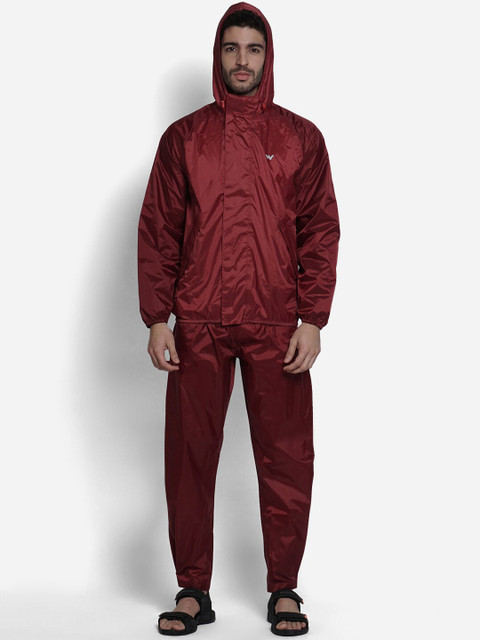 Wildcraft Men Red Rain Jacket - Image 6