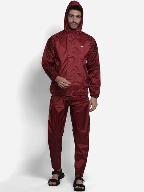 Wildcraft Men Red Rain Jacket - Image 7