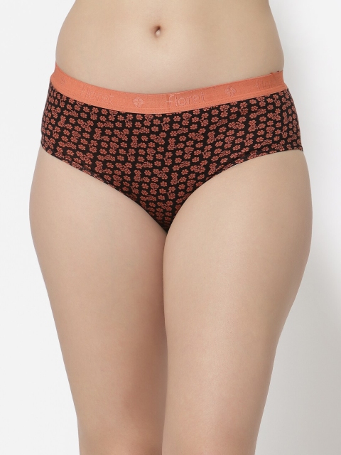 Floret Women Pack of 3 Assorted Hipster Briefs 8605-DC_Assorted_XL - Image 2