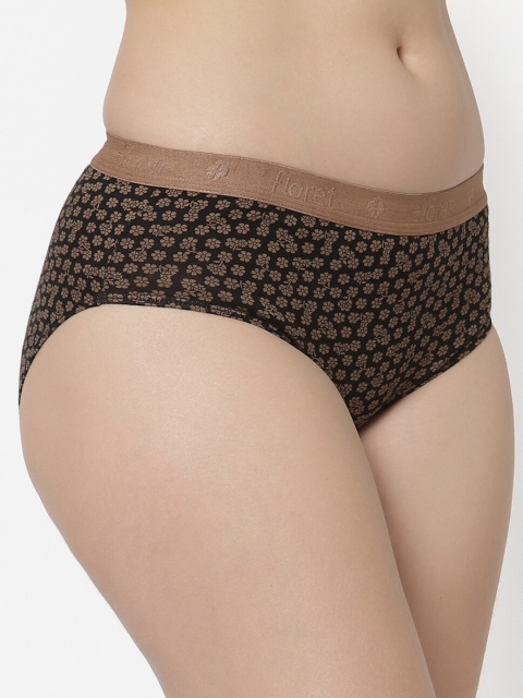 Floret Women Pack of 3 Assorted Hipster Briefs 8605-DC_Assorted_XL - Image 4