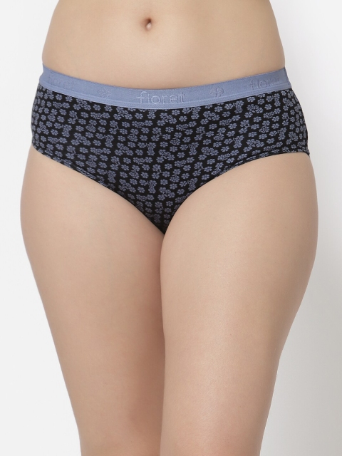 Floret Women Pack of 3 Assorted Hipster Briefs 8605-DC_Assorted_XL - Image 3