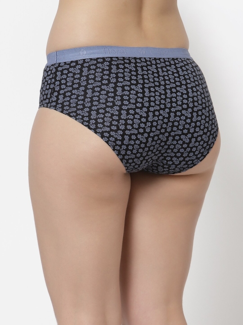 Floret Women Pack of 3 Assorted Hipster Briefs 8605-DC_Assorted_XL - Image 6