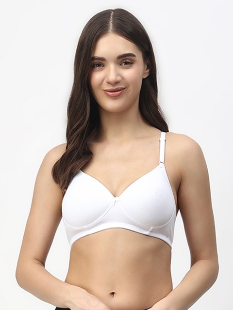 Floret Pack of 2 Seamless Heavily Padded Pushup T-Shirt Bra Molded Cup Multiway Straps - Image 2