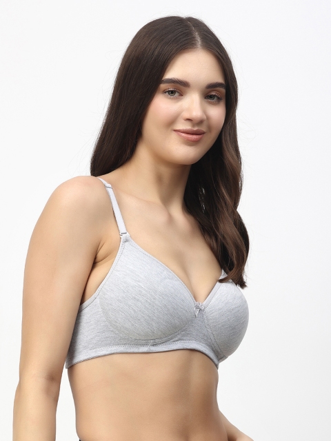 Floret Pack of 2 Seamless Heavily Padded Pushup T-Shirt Bra Molded Cup Multiway Straps - Image 3