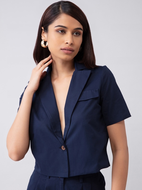 20Dresses Women Navy Blue Tailored Jacket - Image 2
