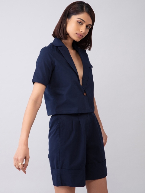 20Dresses Women Navy Blue Tailored Jacket - Image 5