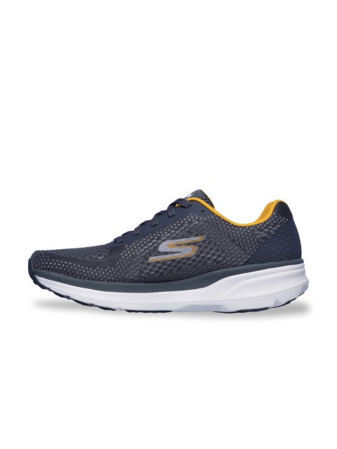 Skechers Men Charcoal Mesh Running Non-Marking Shoes - Image 3