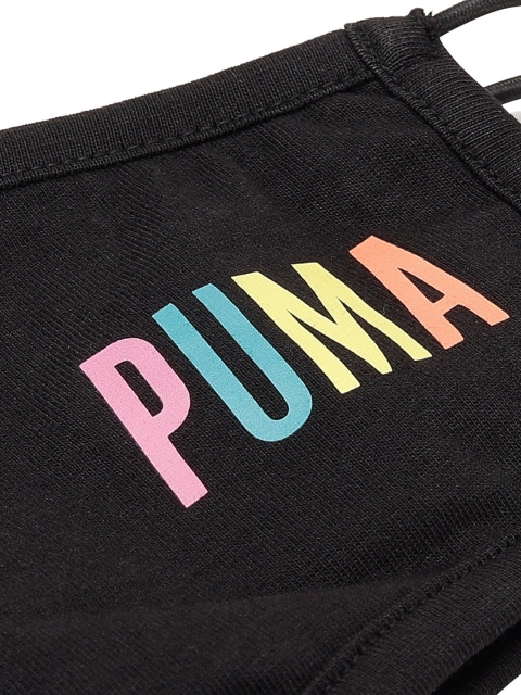 Puma Pack of 2 Black & Pastel Blue Reusable Face Mask - Image 6