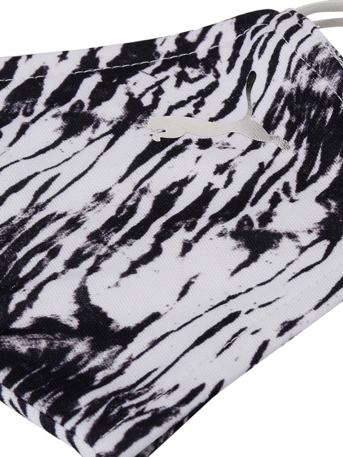 Puma Black Pack Of 2 Printed 3 Ply Outdoor Cloth Mask - Image 4